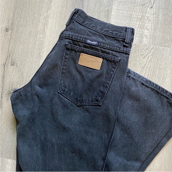 Wrangler Denim - Women’s Vintage WRANGLER Black Jeans. 25”- 26” waist